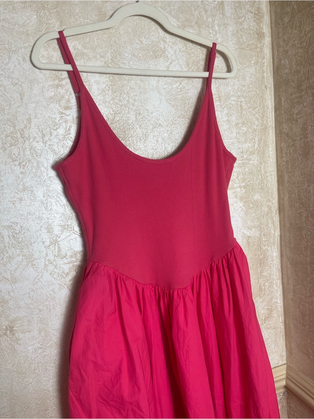 Free People Dylan Midi Dress Cotton Drop Waist Open Back Whimsical Fairy Sz L - Picture 6 of 13